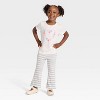 Toddler Girls' Ribbed Flare Leggings - Cat & Jack™ - 3 of 3