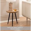 MH London Dilan 18" Solid Wood and Metal Tripin Legs with Round Top - 3 of 4