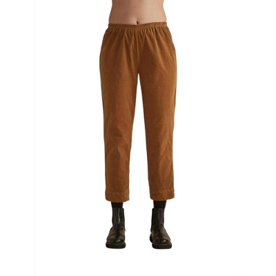 Women's Mini Cord Tapered Crop Pants - cut loose