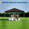 Pop Up Canopy Tent, Heavy Duty Outdoor Canopy W/ Removable Sidewall, Portable Tent Gazebo, Instant Tent Shelter for Parties, Events, & Vendors - 3 of 4