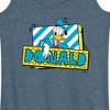 Women's - Disney - Leaning Donald Duck With Nametag Graphic Racerback Tank - 2 of 4