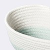 Oval Coiled Rope Bin with Color Band - Cloud Island™ - image 3 of 3