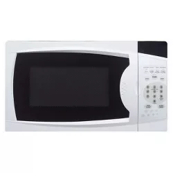 Magic Chef MCM770W 700 Watt 0.7 Cubic Feet Microwave with Digital Touch Controls, White