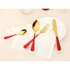 REGALWOVEN Stainless Steel Silverware with Knife Flatware Set Cutlery Set 4 Pieces - 4 of 4