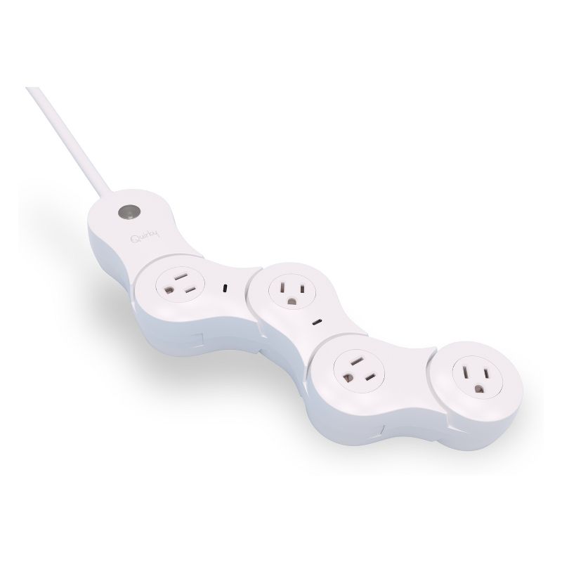 Quirky Pivot Power Surge Protector Smart White, 1 of 6
