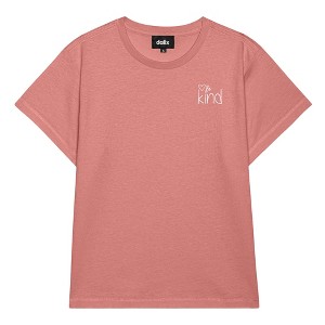 Dalix Womens Be Kind Light Weight High Waisted Tee - 1 of 4
