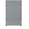 NicBex Hannah Hall Tree with Open Shelves and Shoe Cabinets Gray - 2 of 4