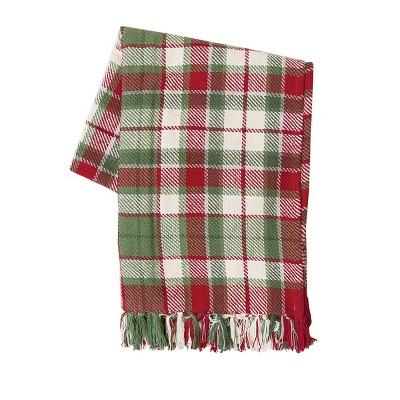 C&F Home Owen Plaid 50" x 60" Throw Blanket with Fringe