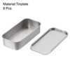Unique Bargains Tinplate Portable Compact Durable Storage Container Mini 8 Pcs - 3 of 4