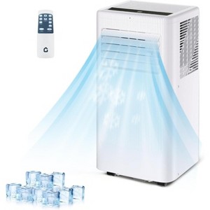 10000 BTU Portable Air Conditioner, 3-in-1 AC Unit with Dehumidifier & Fan for Rooms Up to 560 Sq.Ft, Remote Control, Easy Mobility, White - 1 of 4