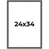 PosterPalooza | Deco Black Picture Frame - UV Acrylic, Foam Board Backing, Hanging Hardware - 2 of 4
