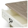 Baxton Studio Dauphine Traditional French Accent Console Table: Farmhouse Style, 2 Shelves, MDF Construction - 4 of 4