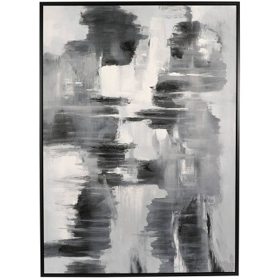 23.5 X 23.5 Modern Large Square Abstract Art White Paper Shadow Box Wall  Decor - Olivia & May : Target