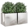 vidaXL White Iron 4-Floor Flower Stand with Wheels, Durable Plant Rack with Strong Frame and Versatile Storage Shelf, 17.3"x9.1"x31.5" - 4 of 4