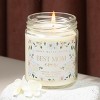 Sweet Water Decor Patterned Best Mom Ever 9oz Clear Jar Candle with Gold Lid - 2 of 3