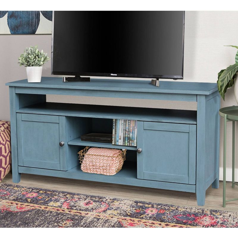 62" Entertainment TV Stand with 2 Doors - International Concepts, 3 of 16