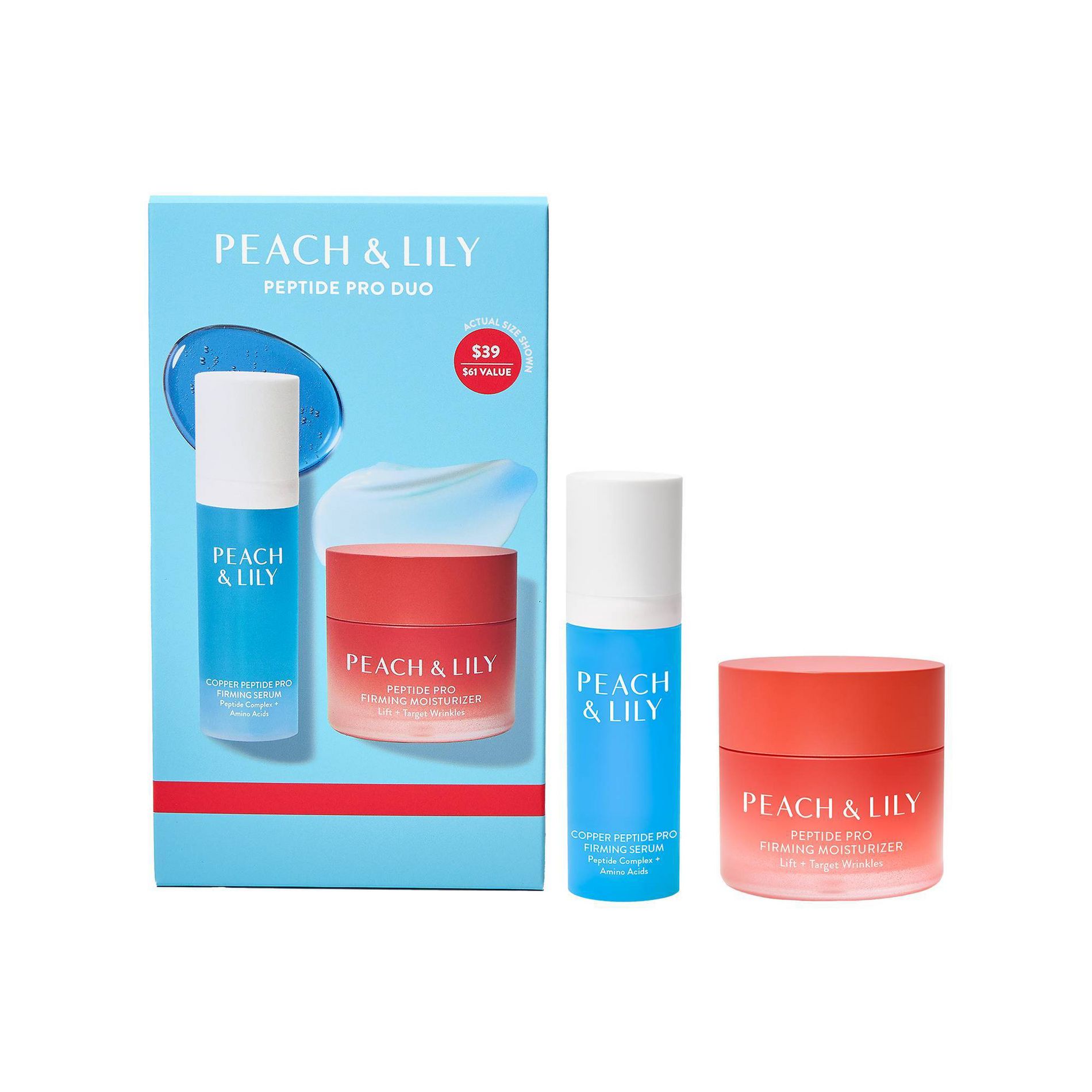 Peach & Lily Peptide Pro Duo - 1.34 fl oz/2ct - Ulta Beauty
