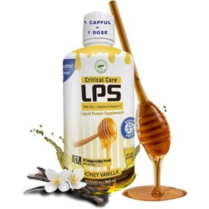 Nutritional Designs LPS Critical Care Honey Vanilla Liquid Supplement High Protein Meal Support with Zinc, L-Arginine & Vitamin C, 32 Servings - 1 of 4