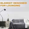 Tirrinia Fleece Wearable Blanket Super Soft Comfy Plush Fleece  for Women Men Throw Wrap Cover Indoors or Outdoors , 55''x 80'' - 2 of 4