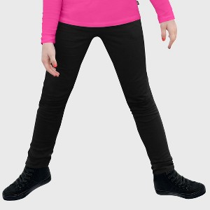 City Threads USA-Made Girls Soft Fleece Comfortable & Stylish Stretch Leggings for Toddlers/Kids - 1 of 4