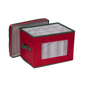 Champagne Flute Storage Box, 12 Sturdy Compartments - 1 of 4