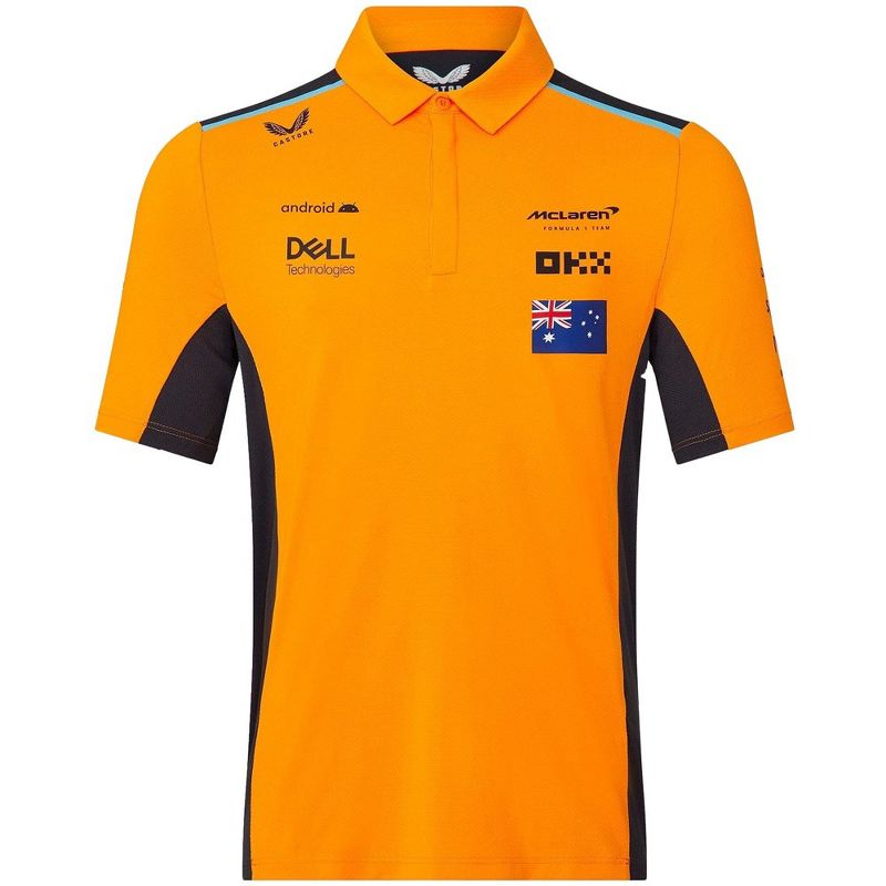 McLaren F1 Men's 2023 Oscar Piastri Team Drivers Polo Shirt, 1 of 7