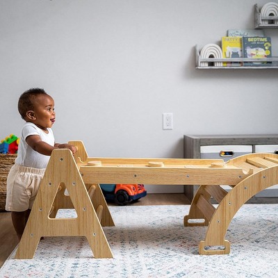 Avenlur Maple 5-in-1 Montessori Climbing Set with Slide and Rocker