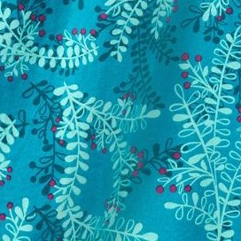 dark turq holiday holly