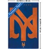 Trends International MLB New York Mets - Logo 25 Unframed Wall Poster Prints - 3 of 4