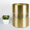 Decorative Bathroom Wastebasket - Nu Steel: Stainless Steel, 11" High, 6L Capacity, Metallic Gold - 3 of 3