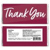 Big Dot of Happiness Burgundy Elegantly Simple - Candy Bar Wrapper Guest Party Favors - Set of 24 - 2 of 4