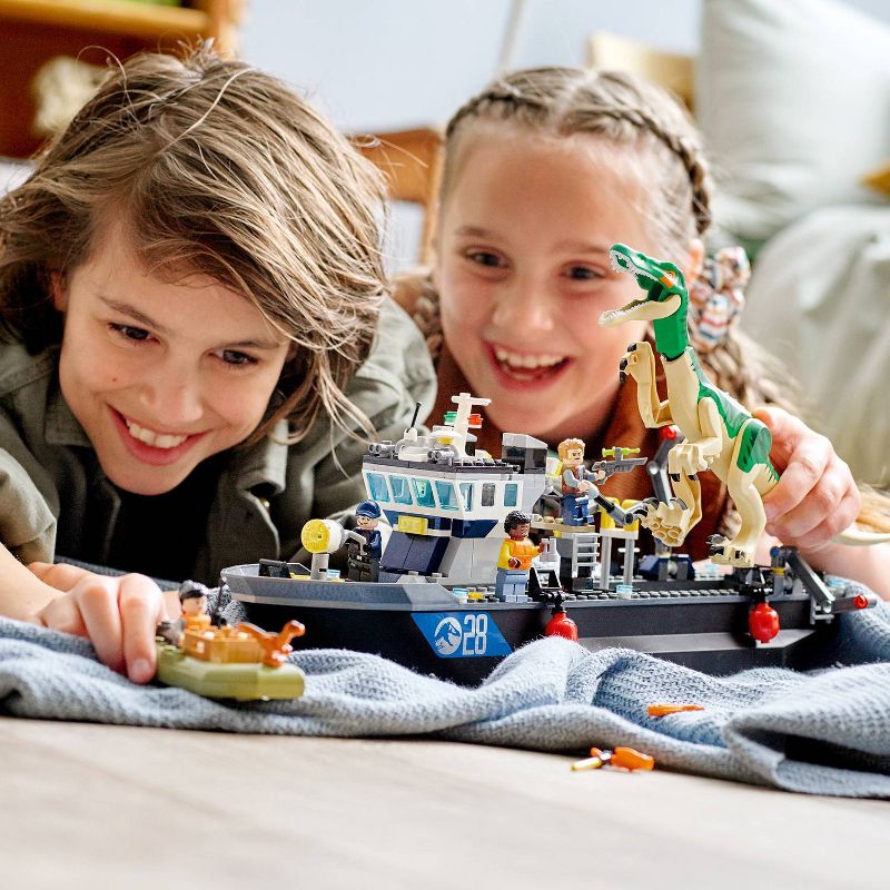 LEGO Jurassic World Baryonyx Dinosaur Boat Escape 76942 Building Kit, 3 of 11