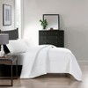 Pointehaven Heavy Weight Oversized Channel Design Velvet Quilt Set - 3 of 4