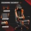 GTRACING Gaming Chair Office Chair PU Leather with Footrest & Adjustable Headrest - 2 of 4