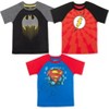 DC Comics Justice League Batman Superman Flash Athletic 3 Pack T-Shirt - 3 of 4