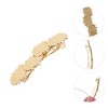 Unique Bargains Fashion Irregular Heart Hair Clips Gold Tone 1 Pc - 3 of 4