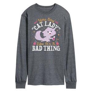 Men's - Disney - Cats & Dogs Long Sleeve Graphic T-Shirt - 1 of 4