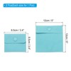 Unique Bargains Women's Soft Velvet Snap Button Portable Storage Jewelry Pouch 2 Pcs - 2 of 4