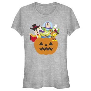 Juniors Womens Toy Story Halloween Toy Treats T-Shirt - 1 of 4