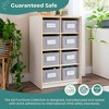 Guidecraft EdQ 8 Cubby Bin Storage Organizer 30": Wooden Cube Shelving, Toy Organizer Bookshelf for School and Home with Bins - 4 of 4