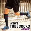 Men's Striped Tube Socks, 6 PAIR, Over the Calf High, Size 9-10-13-15 - 2 of 4