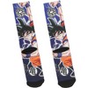 Dragon Ball Z Socks For Men Goku Fighting Stance Design Sublimated Mid-Rise Crew Socks - 3 of 4