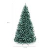 Best Choice Products Premium Pre-Lit Artificial Spruce Christmas Tree w/ Dense Branches, Easy Assembly, Metal Hinges & Foldable Base - 2 of 4