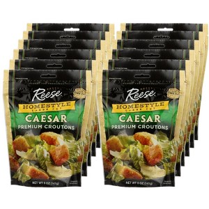Reese Homestyle Large Cut Caesar Salad Premium Croutons - Case of 12/5 oz - 1 of 4