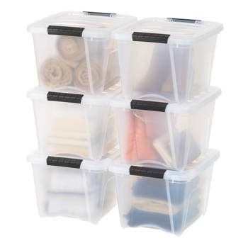 3 pack Bins with Lids (Clear), 6969AG