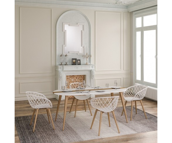 Set of 2 Kurv Chair Gray - Jamesdar