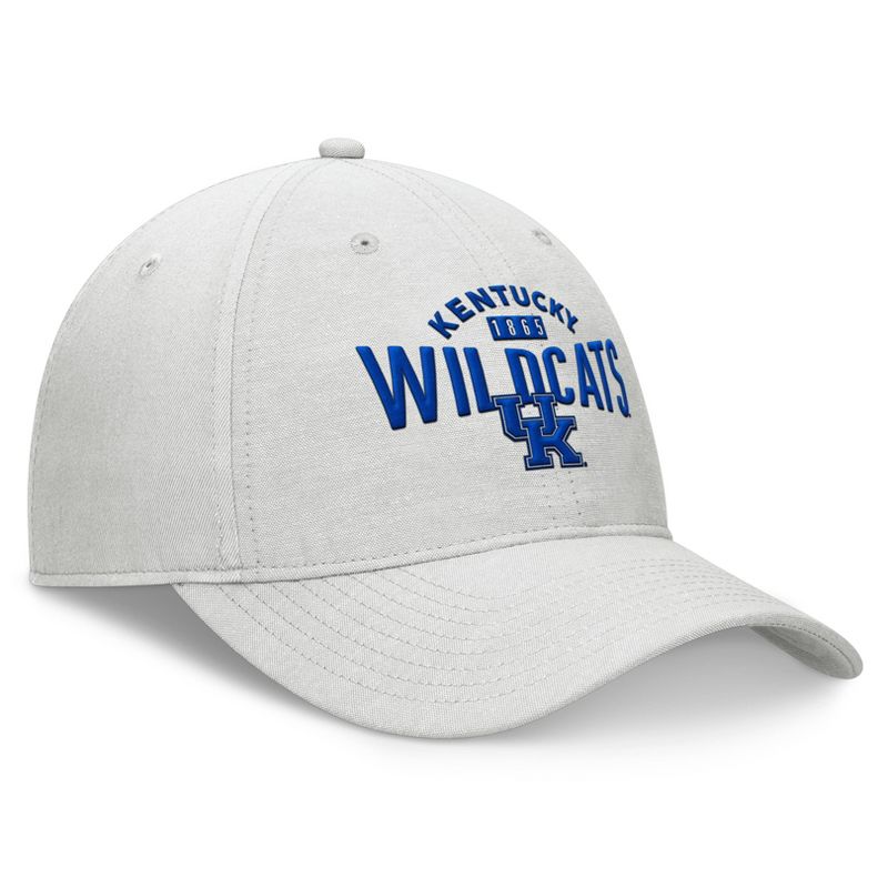 NCAA Kentucky Wildcats Unstructured Chambray Cotton Hat - Gray, 3 of 5