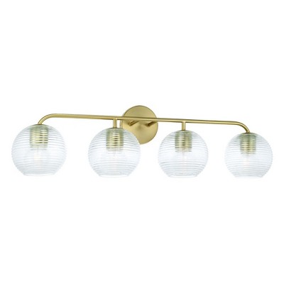 Capital Lighting Dolan 4 - Light Vanity in  Matte Brass