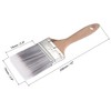 Unique Bargains Nylon Bristle Wall Treatment Tool Paint Brush with Wooden Handle - 2 of 4