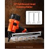 VEVOR Framing Nailer, 2" to 3-1/2" 21 Degree Full Round Head Pneumatic Framing Nailer with Dual Trigger Modes & Tool-Less Depth Adjustment, Orange - 3 of 4